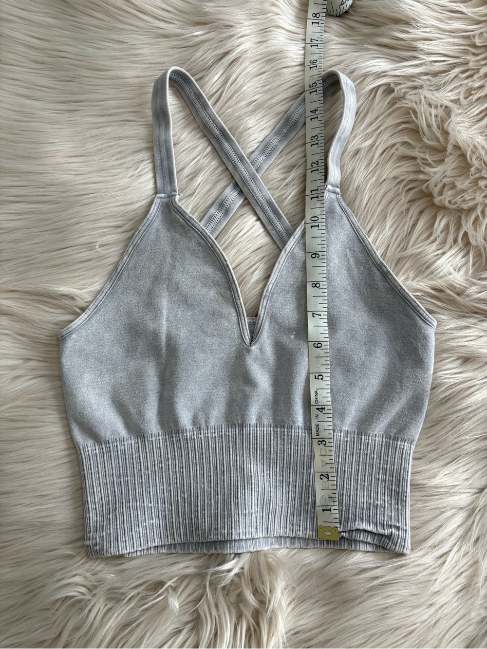 FREE PEOPLE Good Karma Crop Tank Top XS/S - Picture 9 of 9